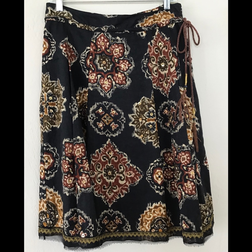E by ECI Beaded Skirt Boho